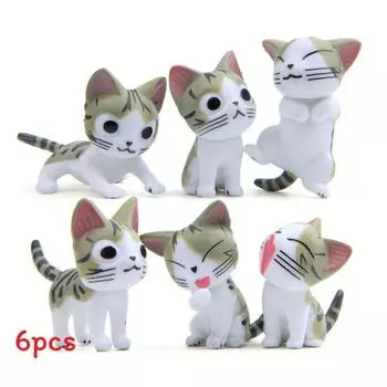 Chis Home Sweet Cute Figurine Set Micro Landscape Decor For Gift Collection And