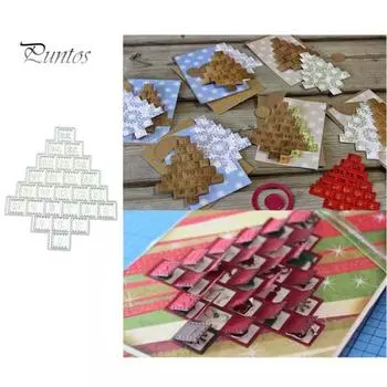 Число рисунок дерево резки штампы DIY скрапбук бумажные карты фото ремесло трафарет серебряный