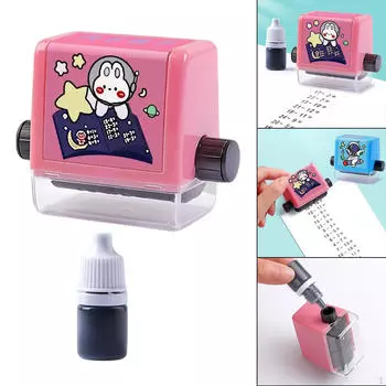 Числовой прокатный штамп сложение вычитание арифметический инструмент практика Pink Minus