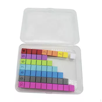 Числовые стержни Образование Математика Образовательные пособия,Материал для раннего обучения математике,Число для мальчиков 10 pieces