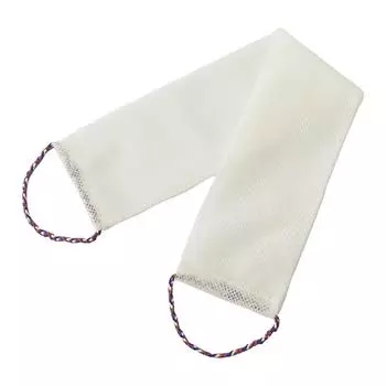 Чистая губка, отшелушивающая сетка, длинная чистая губка для ванны, отшелушивающая и разглаживающая кожу для душа One Size бежевый