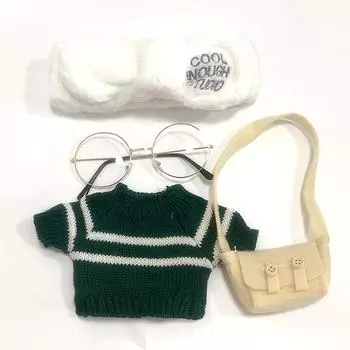 Чистая красная утка с гиалуроновой кислотой, аксессуары для одежды Утка с гиалуроновой кислотой, повязка на голову 30 см, аксессуары для очков, коричневая сумка, аксессуары для желтой утки