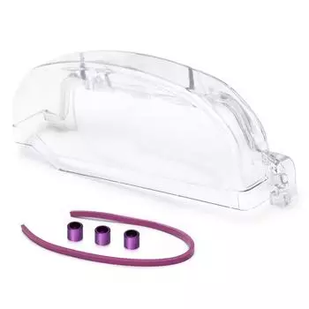 Чистая крышка шкива для Mitsubishi Lancer EVO 92-96 1-3/DSM 4G63 4G63T, прозрачная крышка шкива, крышка ремня ГРМ