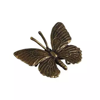 Чистая медь латунь бабочка яркие статуэтки бабочки индивидуальный домашний декор медный