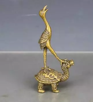 Чистая медь, твердая латунь, кран, черепаха и черепаха, ароматная вставка, медная посуда, антиквариат, разные статуи
