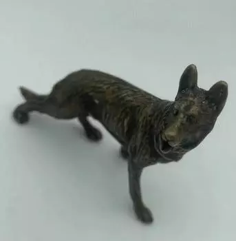 Чистая медь волк собака украшения дома ремесленные украшения