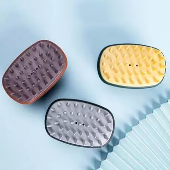 Чистая щетка для массажа головы и головы, пластиковая щетка для чистки головы, прочный инструмент для парикмахерских салонов и женщин style 4