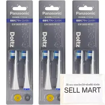 Чистая сменная щетка Doltz Extra Fine Bristle Brush 2 x 3 Original Pocket Tissue [Набор для стоматологии] EW0800-W + белый