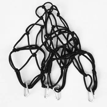 Чистая сумка для каяка, черная грузовая сетка, эластичный шнур M5 * 16