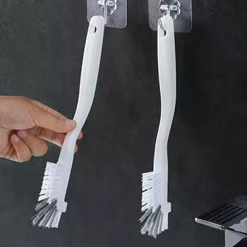 Чистая узкая щетка с длинной ручкой для аквариума, крышка от бутылки с молоком, стеклянная трубка, щетка для чистки 1pcs