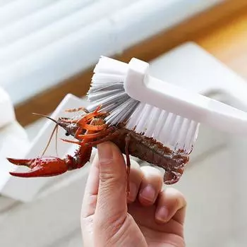 Чистая узкая щетка с длинной ручкой для аквариума, крышка от бутылки с молоком, стеклянная трубка, щетка для чистки