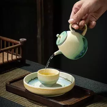 Чистая вода Дрова Дракон Яйцо Чайник Кунг-фу Чайный сервиз Шарик Фильтр-чайник Бытовая керамика Чайник Чайная чашка Заварник для чая