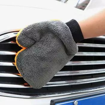 Чистка автомобиля Автостиль Микрофибра Автомойка Мягкие перчатки для впитывания воды