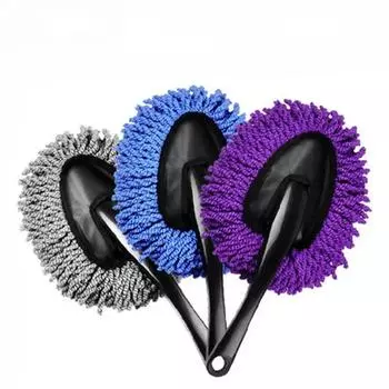 Чистка автомобиля Маленькая восковая щетка для автопылесоса Инструмент для мытья автомобиля Маленькая восковая щетка для мойки салона прицепа Автомобильные аксессуары синий