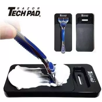Чистка бритвы, продление срока службы лезвия бритвы в 8 раз, заставляя старое лезвие бритвы выглядеть как новое, лезвие бритвы Laser Tech Pad, 1 шт.