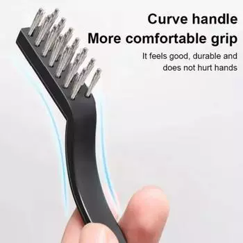 Чистка латуни, полировка, металлическая щетка, принадлежности для ванной комнаты, 3/6 шт., нержавеющая сталь, антикоррозийная щетка, полезные вещи для кухонных гаджетов 3 PCS