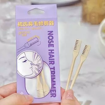 Чистка ноздрей, безопасный ручной инструмент для удаления волос, очиститель ушей, бритва, триммер для волос в носу 2pcs