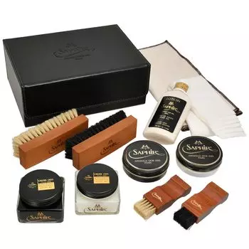 Чистка обуви Deluxe High Shine Large Shoes Job Joining Black No Size [Saphir] Set, Set, Shine, День отца, День святого Валентина, Празднование, Празднование и