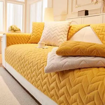 Чисто белая диванная подушка, всесезонная хлопчатобумажная ткань, противоскользящая подушка, кремовое полотенце для спины, чехол для дивана, ткань чехла 70*70cm