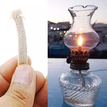 Чистое хлопковое масло фитили 1/4 16*7 мм 6,7 дюйма прочное домашнее хозяйство