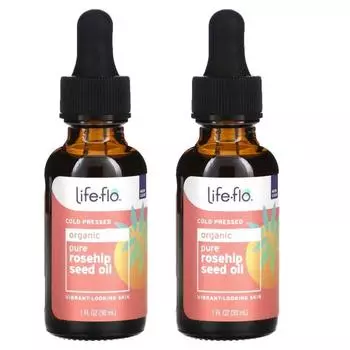 Чистое масло семян шиповника Life Flow Health, 2, 30 мл