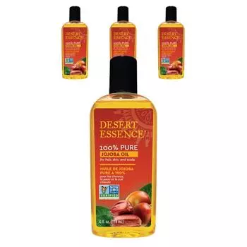 Чистое масло жожоба Desert Essence, 118 мл, 4 шт.