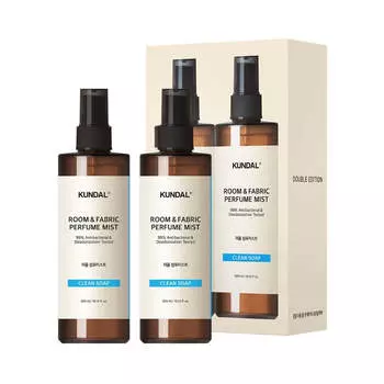Чистое мыло Kundal для комнаты и ткани, парфюмерный туман, 300 мл * 2 шт.