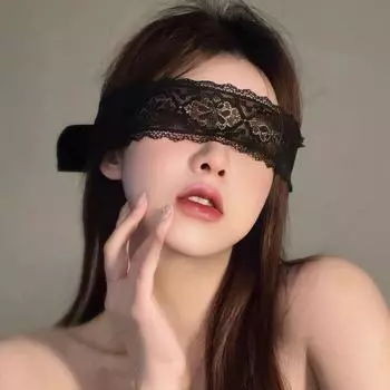Чистое Желание Сексуальное Черное Кружево Повязка На Глаза Воздержание Вуаль Атмосфера Повязка На Глаза Украшения Двойная Игра Ощущение Тела