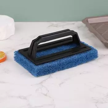 Чистящая губка-кисть подходит для джакузи, линия для бассейна, очиститель для бассейна, аксессуары для бассейна синий