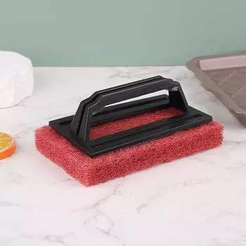 Чистящая губка-кисть подходит для джакузи, линия для бассейна, очиститель для бассейна, аксессуары для бассейна красный