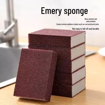 Чистящая губка с наноалмазным песком с черной технологией для удаления ржавчины и накипи. Идеально подходит для мытья посуды и кастрюль, волшебная губка.