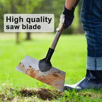 Чистящая лопата, 11,6 дюйма, плоская лопата со сращиваемым столбом, универсальная лопата для чистки стен садового луга One Size