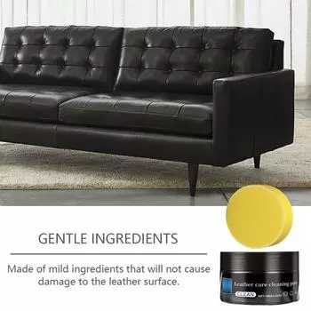 Чистящая паста для ухода за искусственной кожей, водонепроницаемая защита салона автомобиля, восстановление, восстановление искусственной кожи