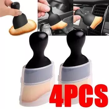 Чистящая щетка Кондиционер Воздухоотвод Мягкий мех Чистящие щетки с ракушками Щетки для удаления пыли из щелей Детализирующие щетки Инструменты Without lid-1pc