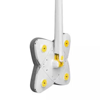 Чистящая швабра с отжимом, вращающаяся на 360°, регулируемая швабра для мытья полов, оконных стекол, пылеудаляющая щетка для пола, самоосушающаяся швабра C