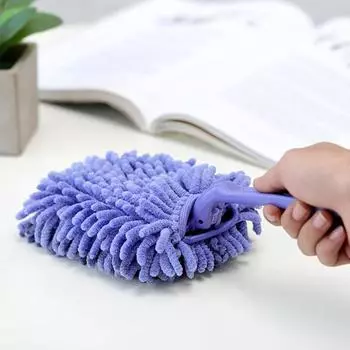 Чистящая тряпка, гибкая складная ручка, синельная тряпка, износостойкая мягкая чистящая щетка для домашнего автомобиля