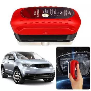 Чистящее средство для автомобильных стекол Clear Visibility удаляет масляную пленку, повышает безопасность с помощью губчатой ткани, предотвращает удаление дождя и тумана