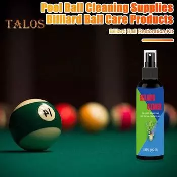 Чистящее средство для бильярдных шаров в виде спрея Компактный портативный простой в использовании Широкое применение Полировка бильярдных шаров в виде спрея Чистящее средство 100ML