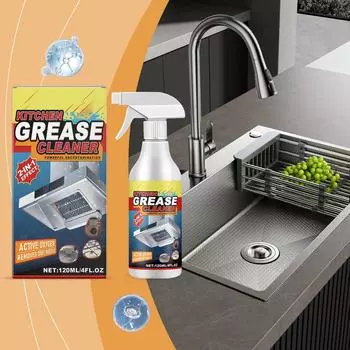 Чистящее средство для кухонного масла, бытовое чистящее средство для тяжелых масел, пенное чистящее средство для кухонной плиты, 120 мл One Size