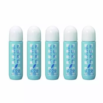 Чистящее средство для линз Pearl Lens Cleaner Pure 200, жидкое, сделано в Японии, 12 мл, набор из 5 шт.