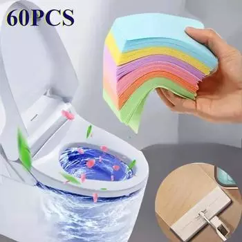 Чистящее средство для туалета для мытья полов, гигиена для туалета, дезодорант для туалета, средство для чистки желтой грязи 30pcs синий