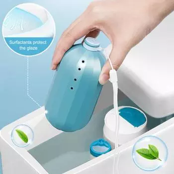 Чистящее средство для туалета с дизайном на шнурке Высококонцентрированная чистящая жидкость Функция автоматической очистки Подвешивание 1pc