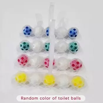 Чистящее средство для туалета, шарики для унитаза, висящие с 4 ароматами, моча, грязь, дезодорант Blue Bubble, чистящие принадлежности для ванной комнаты 1