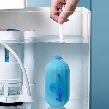 Чистящее средство для унитаза с дизайном на шнурке Высококонцентрированная чистящая жидкость Функция автоматической очистки Подвесной очиститель для унитаза 1pc