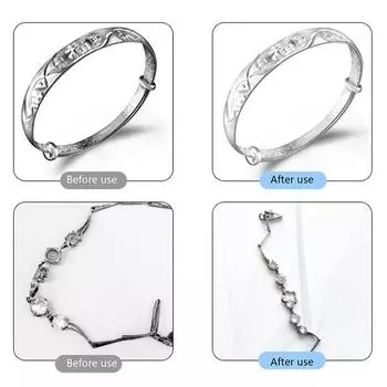 Чистящее средство для ювелирных изделий Чистящее средство для удаления тусклости Жидкость для чистки золотых ювелирных изделий без пятен