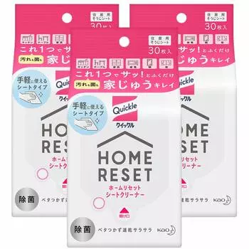 Чистящее средство Quickle Home Reset Sheet 30 шт. x 3 шт. [Оптовая закупка]