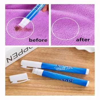 Чистящие щетки Очиститель Стирающая чистящая ручка Моющее средство для одежды Ручка для удаления жирных пятен 1 шт. 1 pc