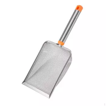 Чистящие средства для домашних животных с длинной ручкой из нержавеющей стали, мелкая сетка для котенка Суми Mesh 2.8X2.8mm