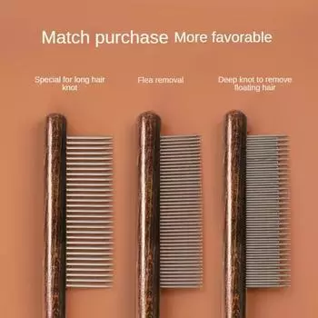 Чистящие средства Товары для ухода за собаками. Питомец Для кошек Собак Гребень Бытовая Продукция 1/2/3 шт Массажер Эпилятор Нержавеющая Сталь Дом XS