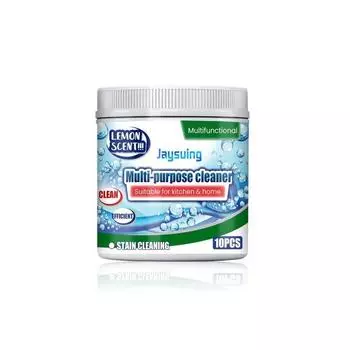 Чистящие таблетки Эффективны Для Глубокой Очистки Поверхностей Ванной Комнаты, Кухни И Плиты С Трудновыводимыми Пятнами 10 шт.